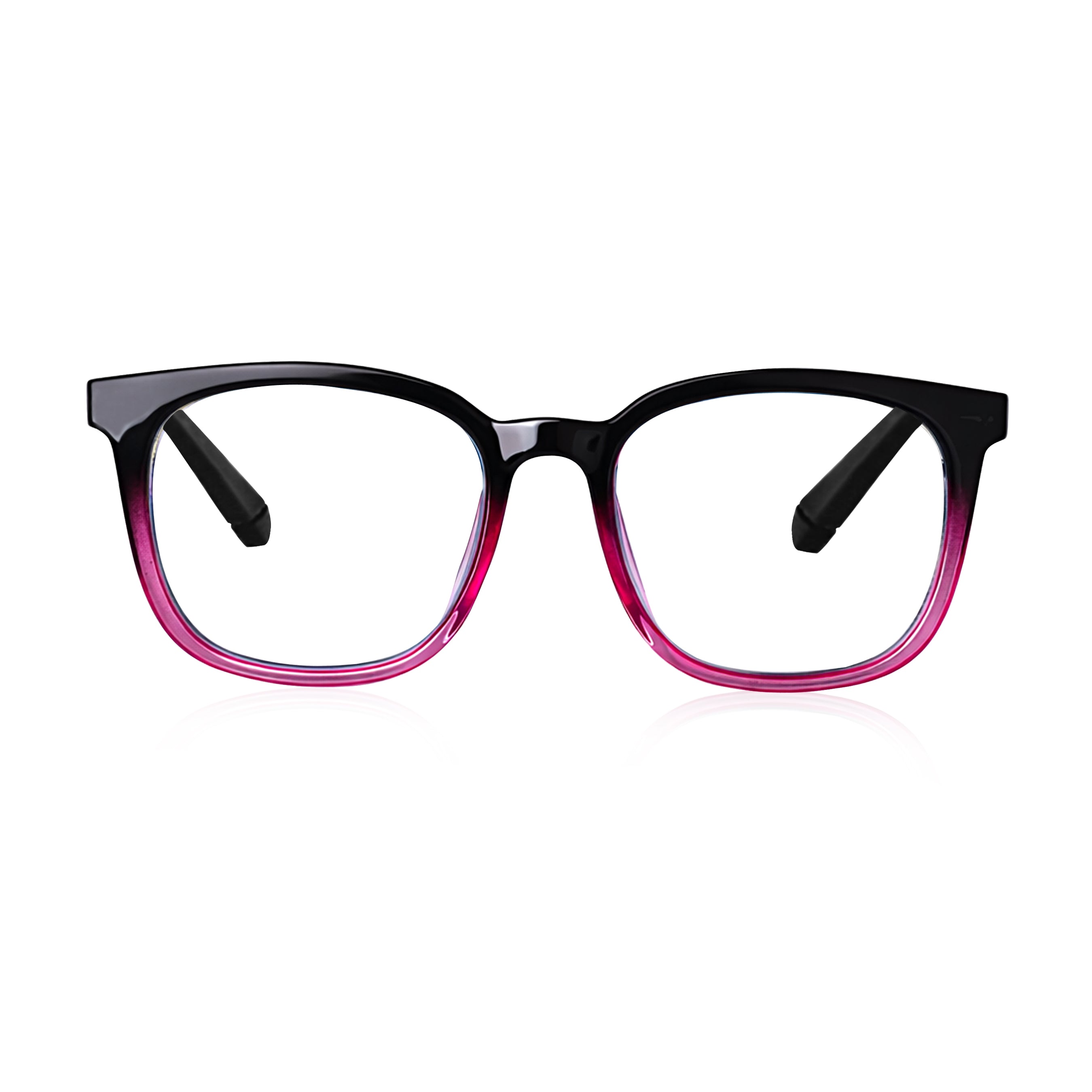 Dervin Blue Light Blocking Eyeglasses for Men & Women | Zero Power, Anti-Glare, Retro Square Frame, UV Protection | Blue Cut Glasses for Computer/Tablet/Laptop/Mobile