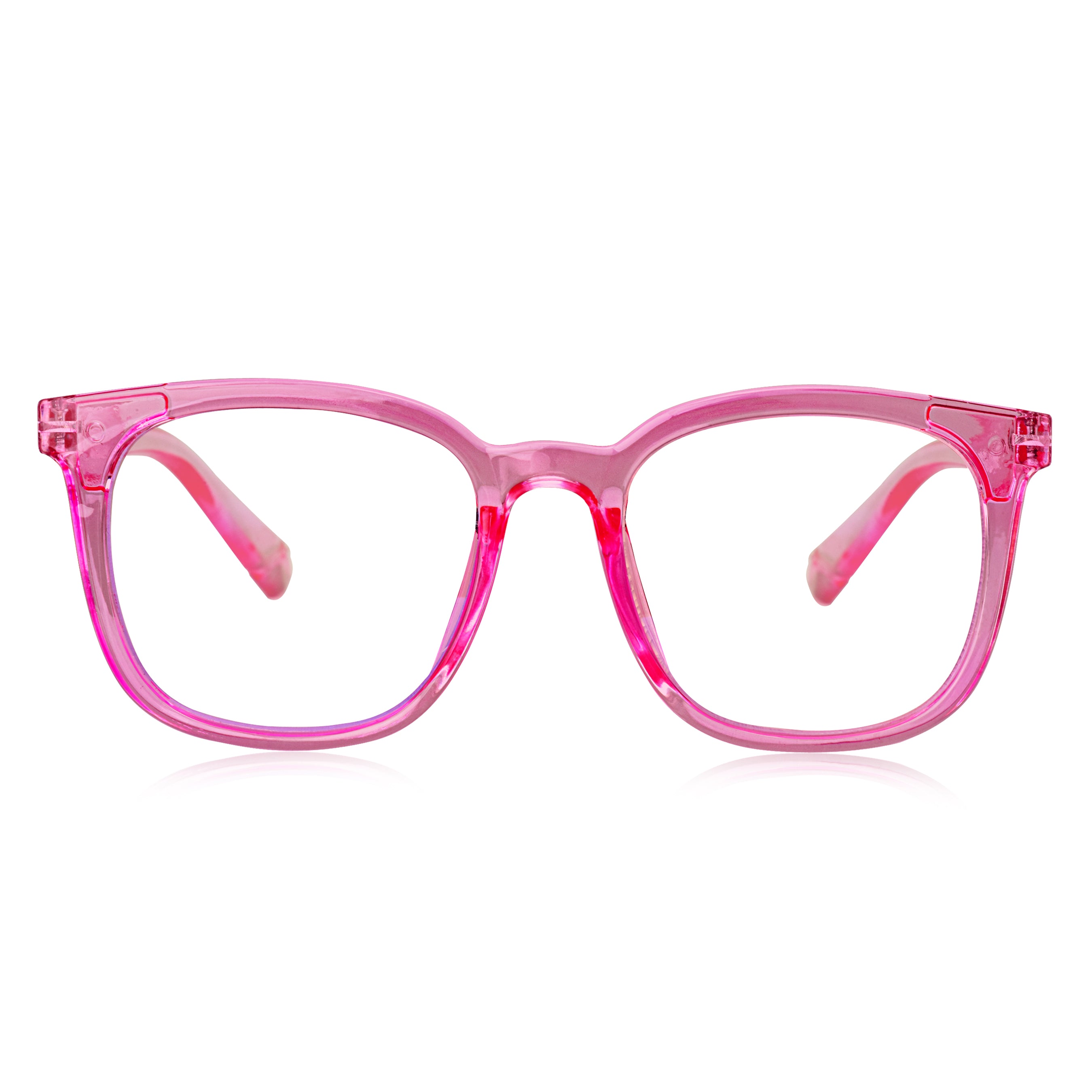 Dervin Blue Light Blocking Eyeglasses for Men & Women | Zero Power, Anti-Glare, Retro Square Frame, UV Protection | Blue Cut Glasses for Computer/Tablet/Laptop/Mobile