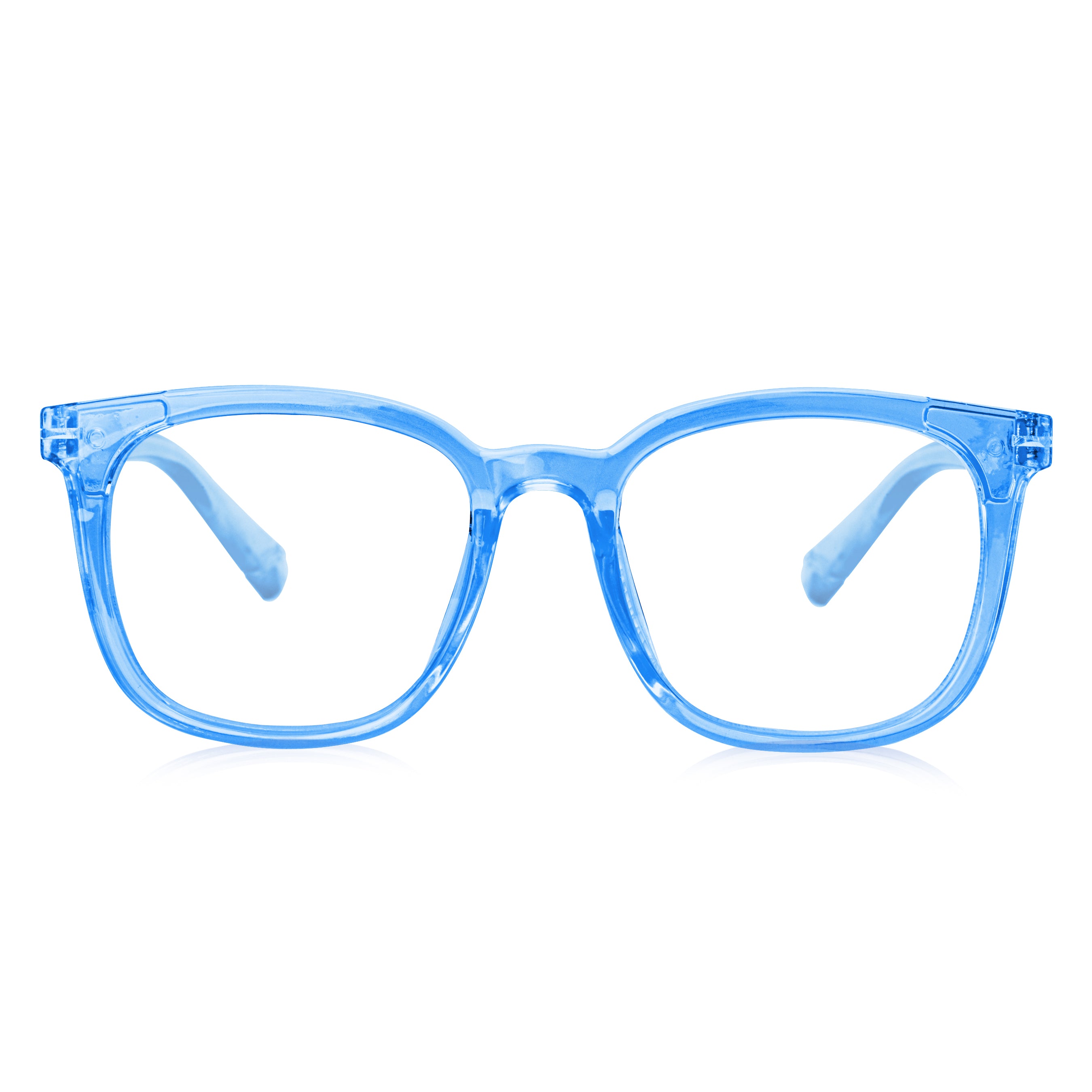Dervin Blue Light Blocking Eyeglasses for Men & Women | Zero Power, Anti-Glare, Retro Square Frame, UV Protection | Blue Cut Glasses for Computer/Tablet/Laptop/Mobile