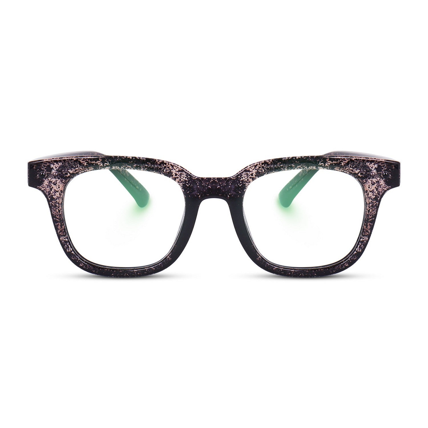 Dervin Blue Light Blocking Computer Glasses Gaming Filter Transparent Square Eyeglasses for Eye Protection Men and Women, Tablet/Laptop/Mobile/TV, Anti-blue & Anti eyestrain - Dervin