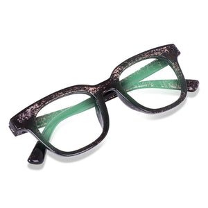 Dervin Blue Light Blocking Computer Glasses Gaming Filter Transparent Square Eyeglasses for Eye Protection Men and Women, Tablet/Laptop/Mobile/TV, Anti-blue & Anti eyestrain - Dervin