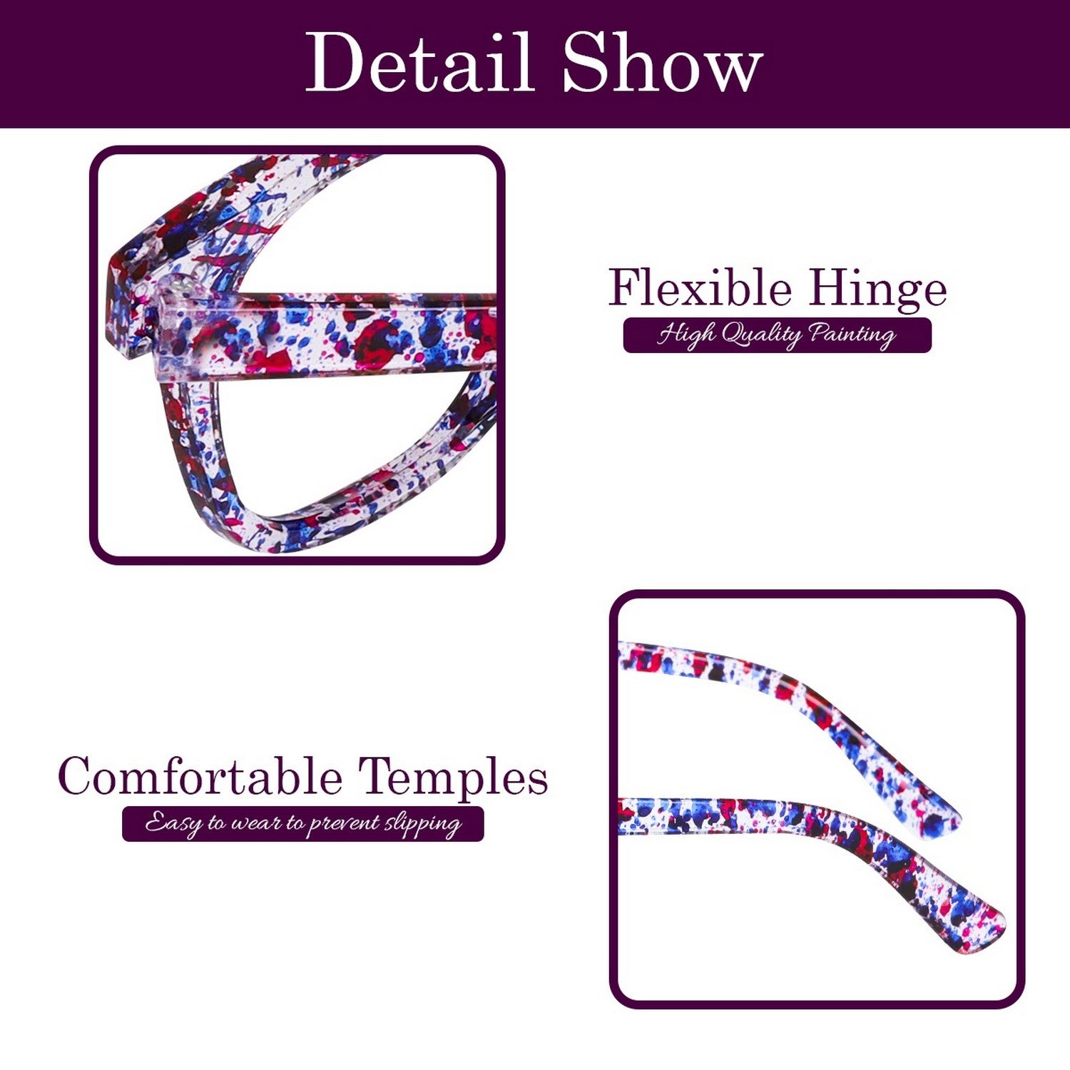 Dervin Blue Light Blocking Computer Glasses Gaming Filter Transparent Square Eyeglasses for Eye Protection Men and Women, Tablet/Laptop/Mobile/TV, Anti-blue & Anti eyestrain - Dervin