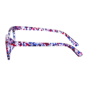 Dervin Blue Light Blocking Computer Glasses Gaming Filter Transparent Square Eyeglasses for Eye Protection Men and Women, Tablet/Laptop/Mobile/TV, Anti-blue & Anti eyestrain - Dervin