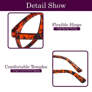 Dervin Blue Light Blocking Computer Glasses Gaming Filter Transparent Square Eyeglasses for Eye Protection Men and Women, Tablet/Laptop/Mobile/TV, Anti-blue & Anti eyestrain - Dervin