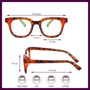 Dervin Blue Light Blocking Computer Glasses Gaming Filter Transparent Square Eyeglasses for Eye Protection Men and Women, Tablet/Laptop/Mobile/TV, Anti-blue & Anti eyestrain - Dervin