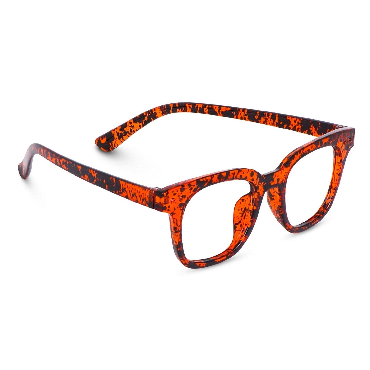 Dervin Blue Light Blocking Computer Glasses Gaming Filter Transparent Square Eyeglasses for Eye Protection Men and Women, Tablet/Laptop/Mobile/TV, Anti-blue & Anti eyestrain - Dervin