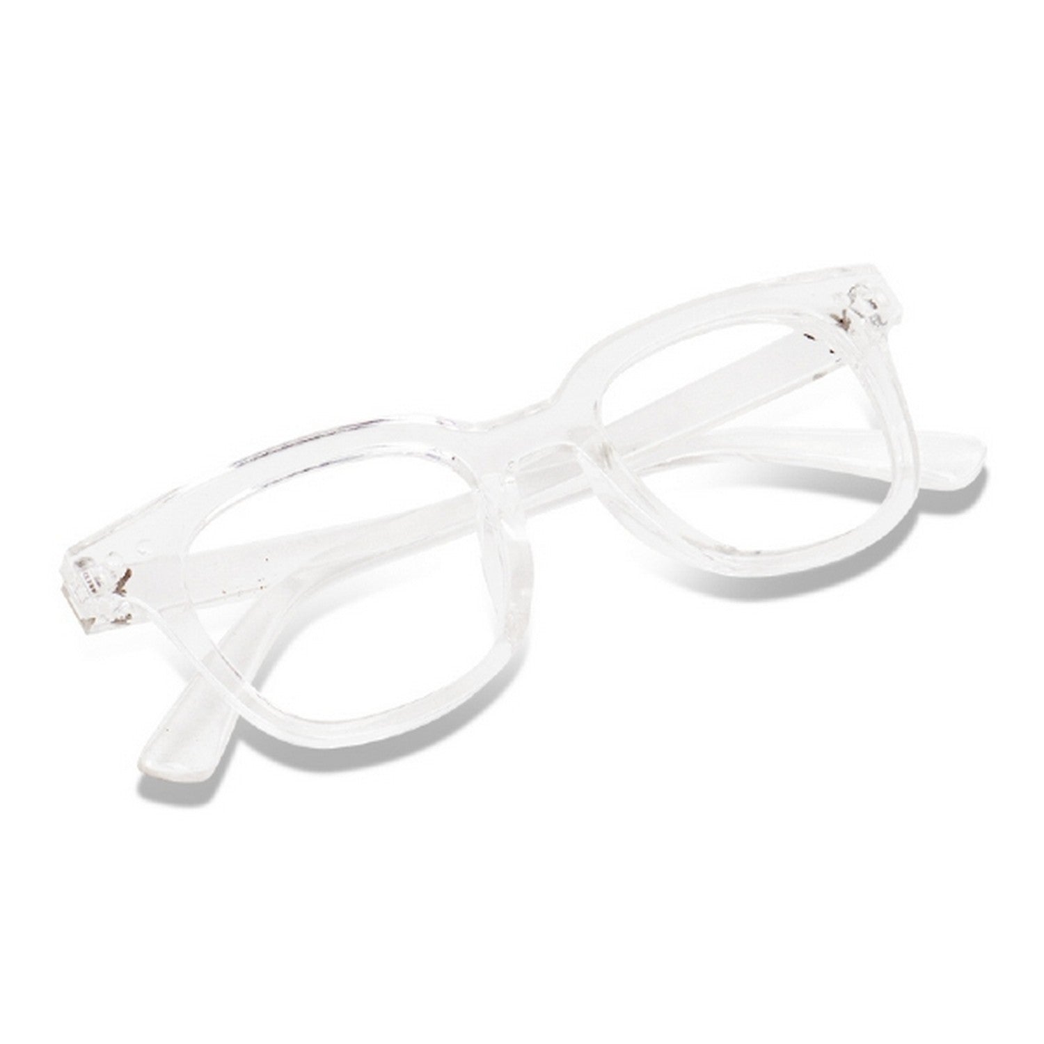 Dervin Blue Light Blocking Computer Glasses Gaming Filter Transparent Square Eyeglasses for Eye Protection Men and Women, Tablet/Laptop/Mobile/TV, Anti-blue & Anti eyestrain - Dervin