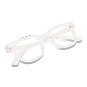 Dervin Blue Light Blocking Computer Glasses Gaming Filter Transparent Square Eyeglasses for Eye Protection Men and Women, Tablet/Laptop/Mobile/TV, Anti-blue & Anti eyestrain - Dervin