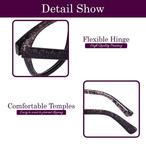 Dervin Blue Light Blocking Computer Glasses Gaming Filter Transparent Square Eyeglasses for Eye Protection Men and Women, Tablet/Laptop/Mobile/TV, Anti-blue & Anti eyestrain - Dervin