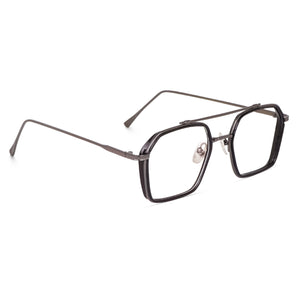 Dervin Blue Light Blocking Glasses Gaming Filter Transparent Hexagon Eyeglasses for Eye Protection Men Women, Computer/Tablet/Laptop/Mobile/TV, Anti-blue & Anti eyestrain - Dervin