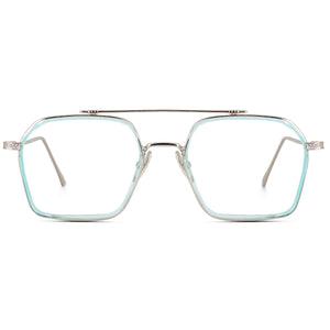 Dervin Blue Light Blocking Glasses Gaming Filter Transparent Hexagon Eyeglasses for Eye Protection Men Women, Computer/Tablet/Laptop/Mobile/TV, Anti-blue & Anti eyestrain - Dervin