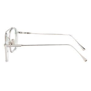 Dervin Blue Light Blocking Glasses Gaming Filter Transparent Hexagon Eyeglasses for Eye Protection Men Women, Computer/Tablet/Laptop/Mobile/TV, Anti-blue & Anti eyestrain - Dervin