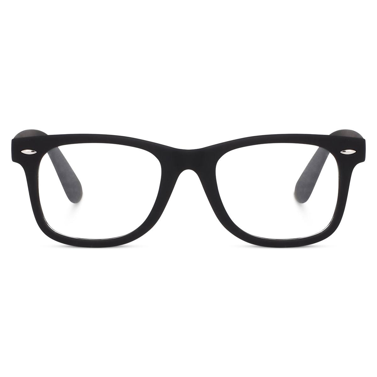 Dervin Clear Lens Square Sunglasses/Frames for Men and Women - Dervin
