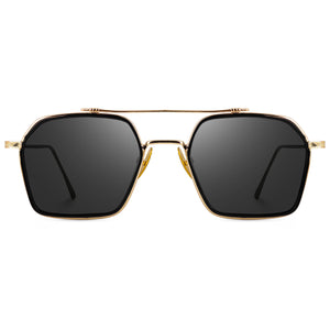 Dervin UV Protected Full Rim Hexagonal Polygon Sunglasses for Men - Dervin