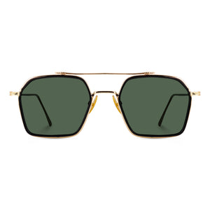 Dervin UV Protected Full Rim Hexagonal Polygon Sunglasses for Men - Dervin