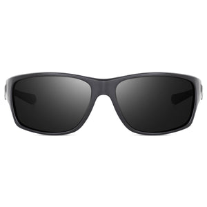 Dervin UV Protected Polarized Sports Sunglasses for Men and Women Driving Cycling Fishing Cricket Sunglasses (Black) - Dervin