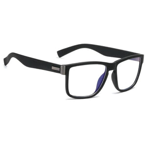 Blue Light Blocking Transparent Square Eyeglasses for Men Women - Dervin