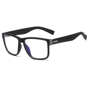 Blue Light Blocking Transparent Square Eyeglasses for Men Women - Dervin