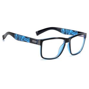 Blue Light Blocking Transparent Square Eyeglasses for Men Women - Dervin