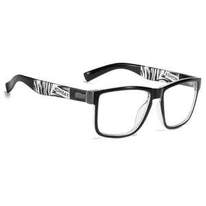 Blue Light Blocking Transparent Square Eyeglasses for Men Women - Dervin