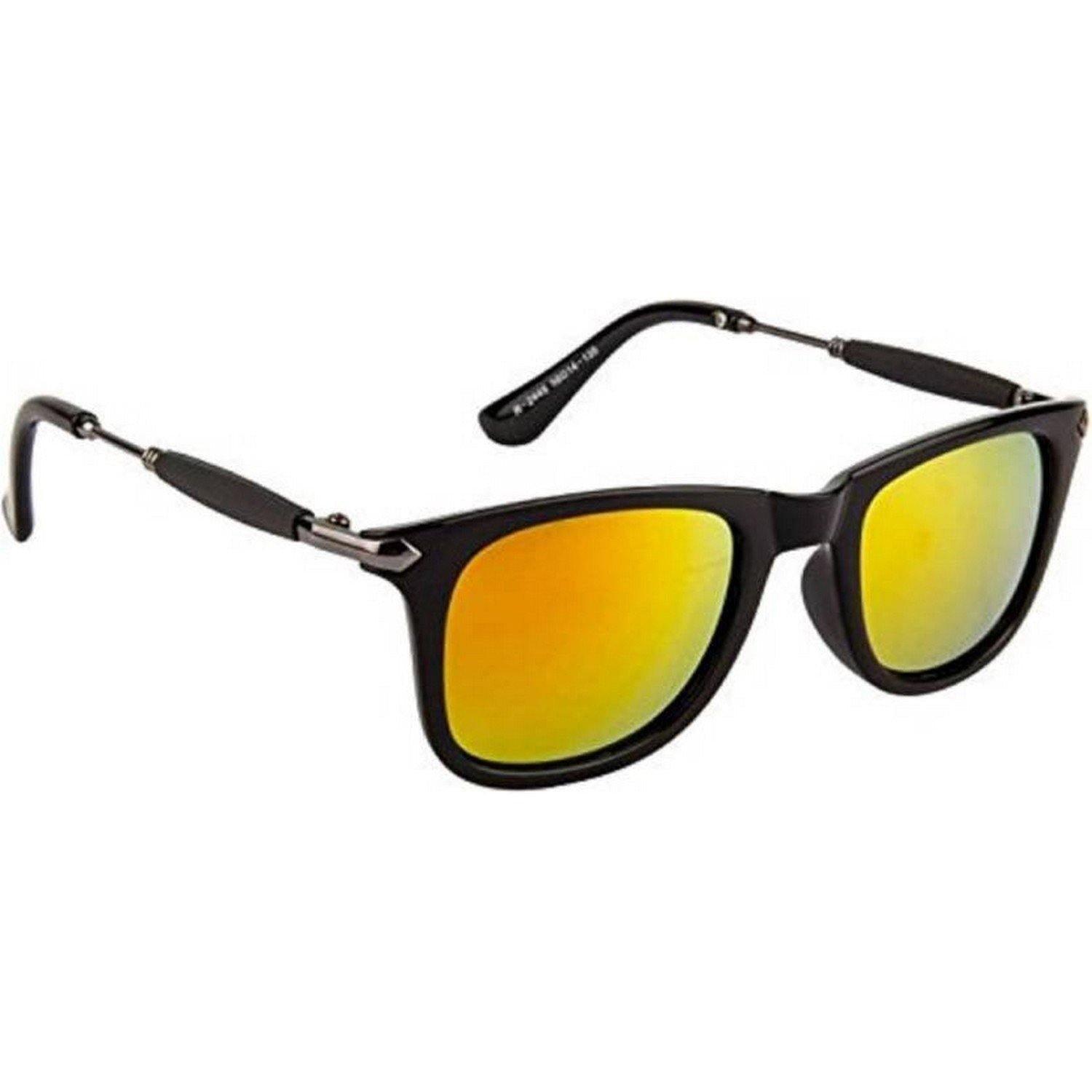 Dervin Unisex Wayfarer Sunglasses (Yellow) - Dervin