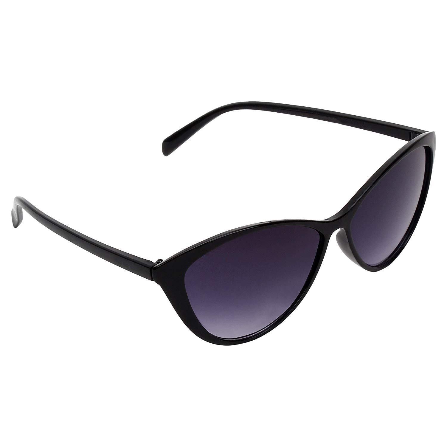 Dervin Oversized Women's Sunglasses (Black) - Dervin