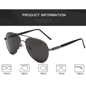 Dervin Unisex Adult Polarized Aviator Sunglasses - Dervin