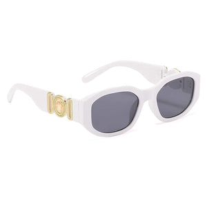UV Protected Retro Rectangular Sunglasses for Men & Women - Dervin