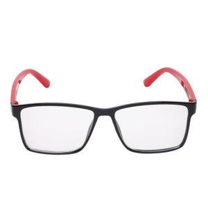 Dervin Clear Lens Rectangular Spectacle Frame for Men and Women (Medium) - Dervin