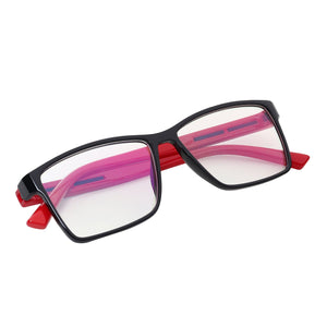 Dervin Clear Lens Rectangular Spectacle Frame for Men and Women (Medium) - Dervin