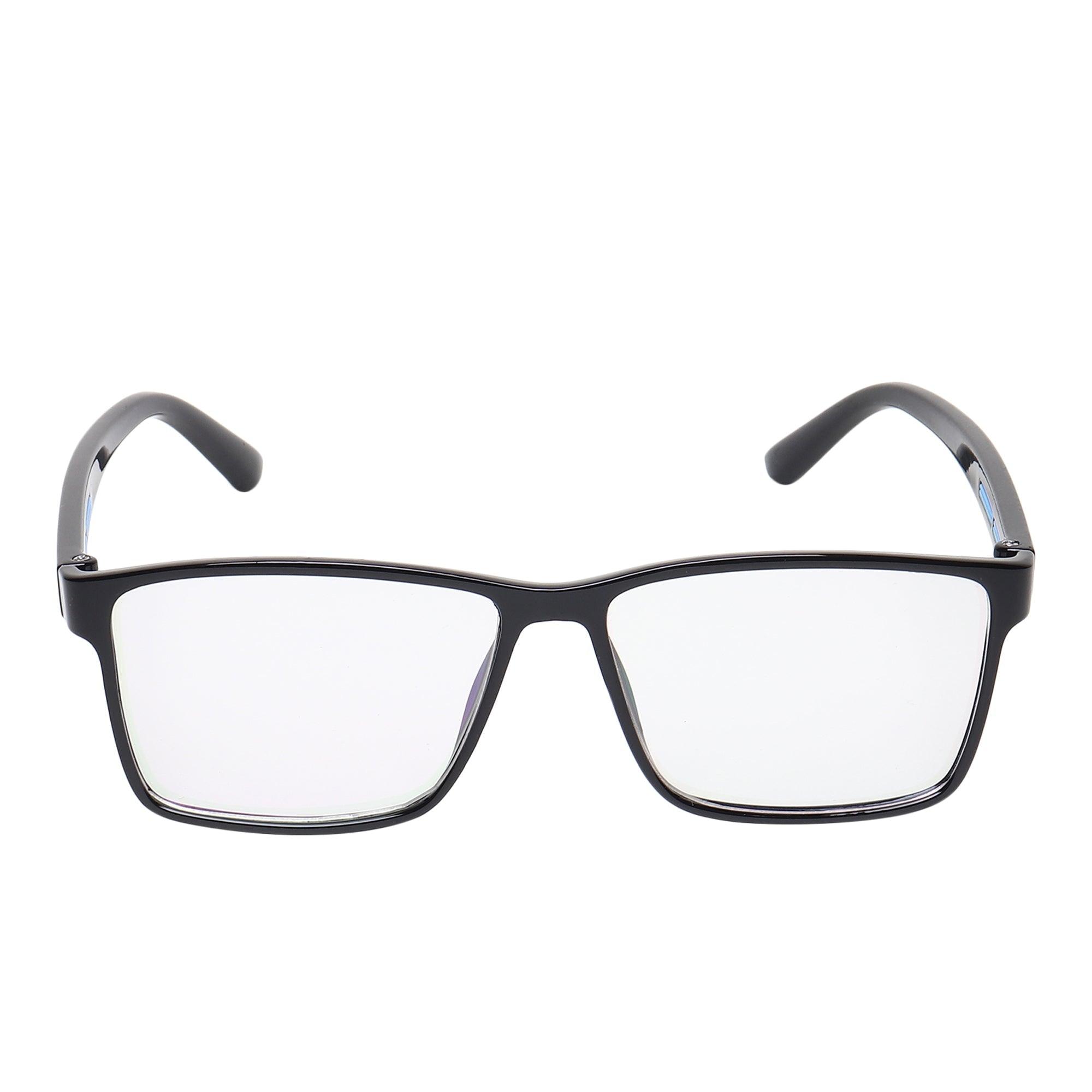 Dervin Clear Lens Rectangular Spectacle Frame for Men and Women (Medium) - Dervin