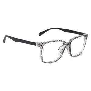 Dervin Blue Light Blocking Glasses Gaming Filter Transparent Square Eyeglasses for Eye Protection Men and Women, Computer/Tablet/Laptop/Mobile/TV, Anti-blue & Anti eyestrain - Dervin