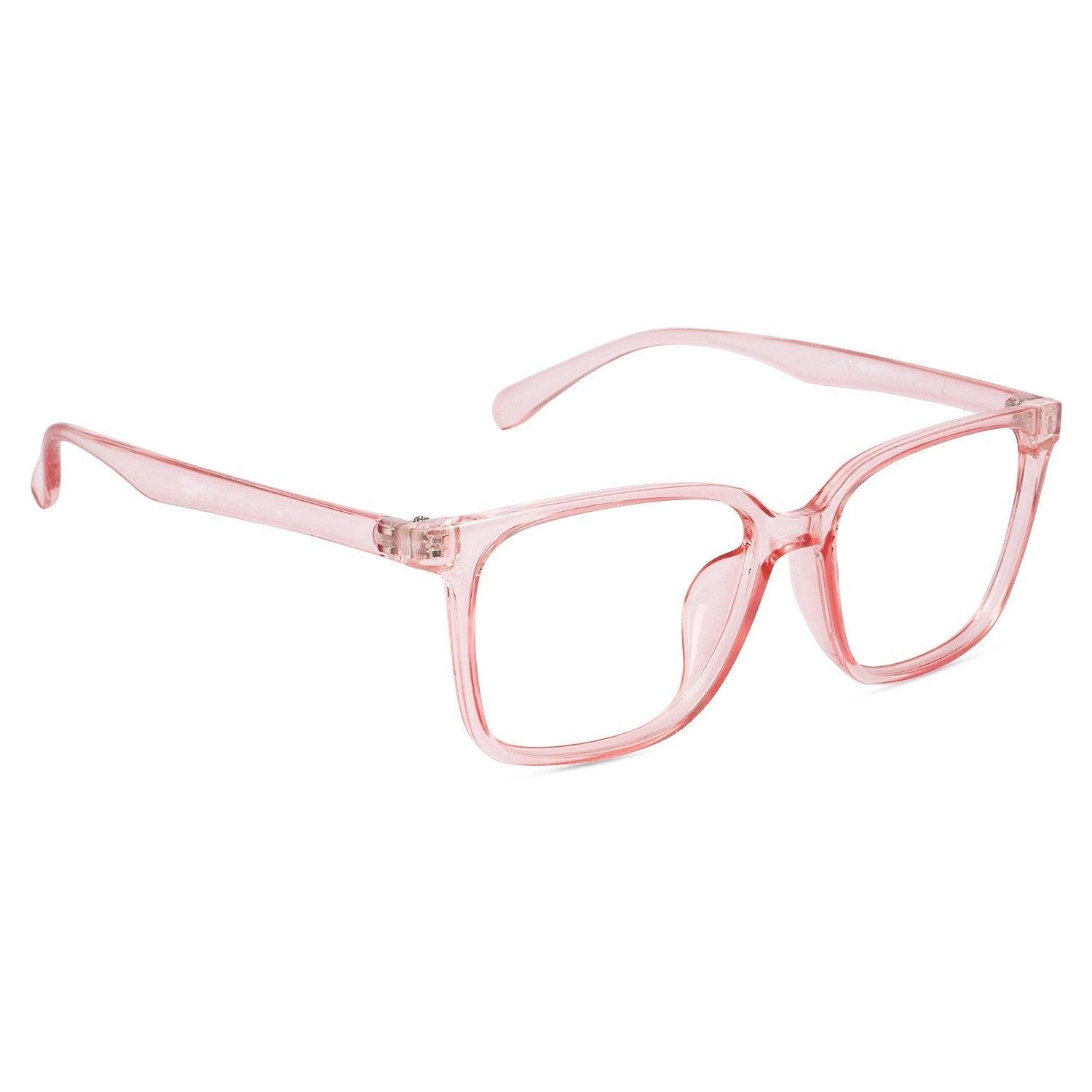 Dervin Blue Light Blocking Glasses Gaming Filter Transparent Square Eyeglasses for Eye Protection Men and Women, Computer/Tablet/Laptop/Mobile/TV, Anti-blue & Anti eyestrain - Dervin