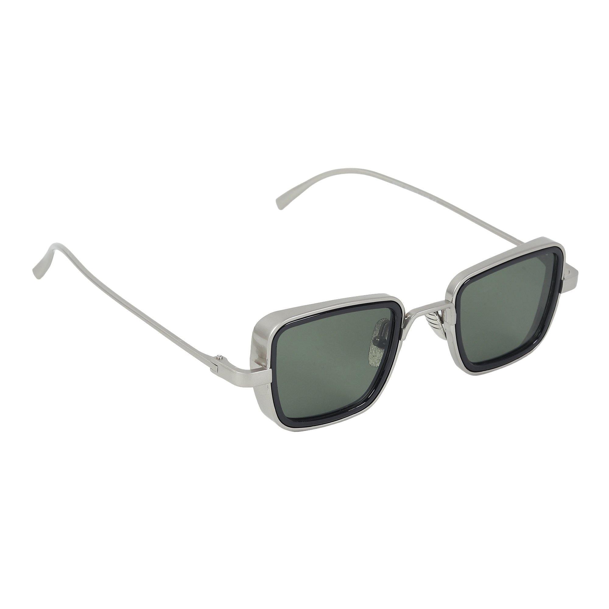 Dervin Kabir Singh Square Sunglasses (Green) - Dervin