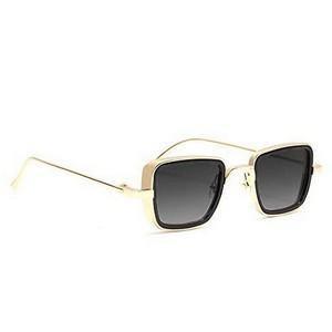 Dervin Kabir Singh Square Sunglasses (Gold-Black) - Dervin