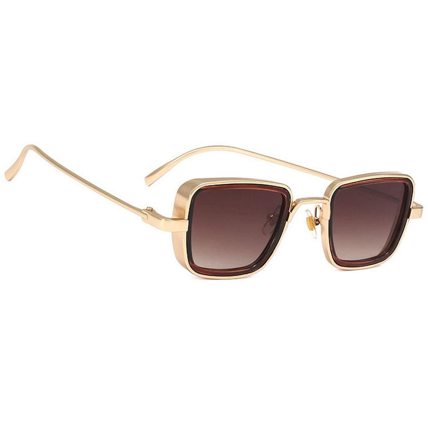 Dervin Kabir Singh Square Sunglasses (Brown) - Dervin