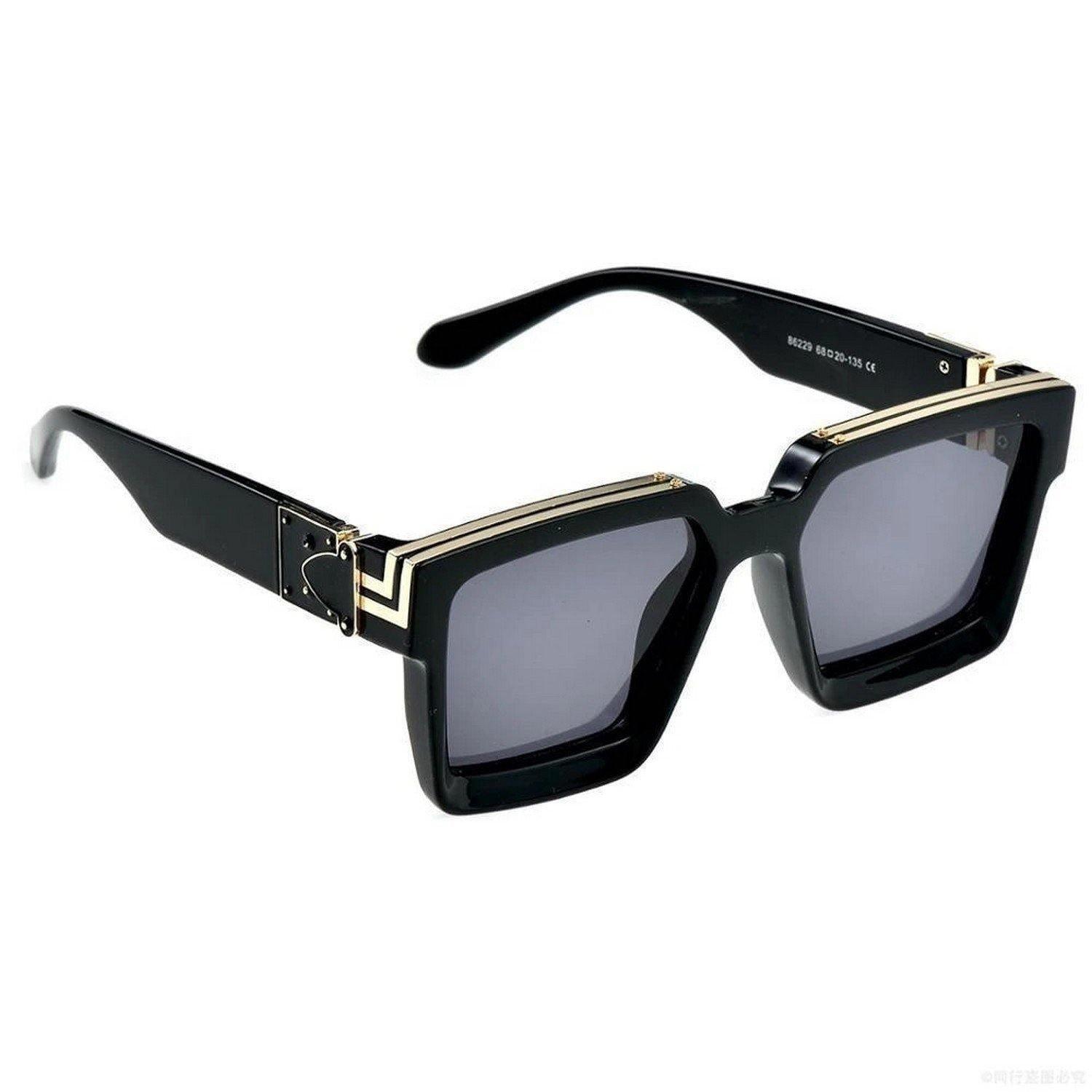 Badshah Inspired Oversized Square UV Protected Unisex Sunglasses - Dervin