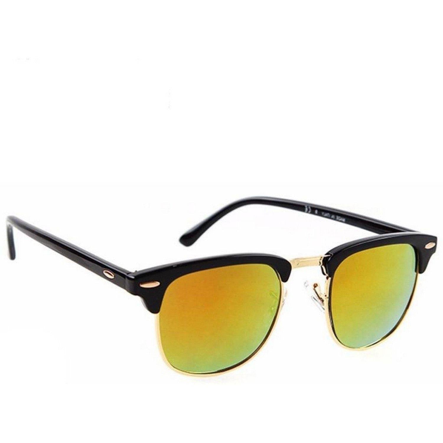 Dervin Unisex Wayfarer Sunglasses (Yellow) - Dervin