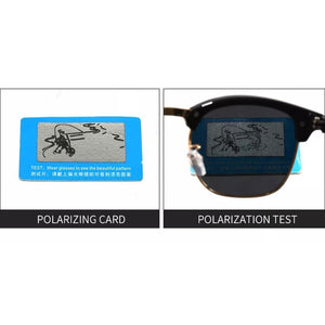 Dervin UV 400 and Polarized Rectangular Sunglasses for Men & Women (Black) - Dervin