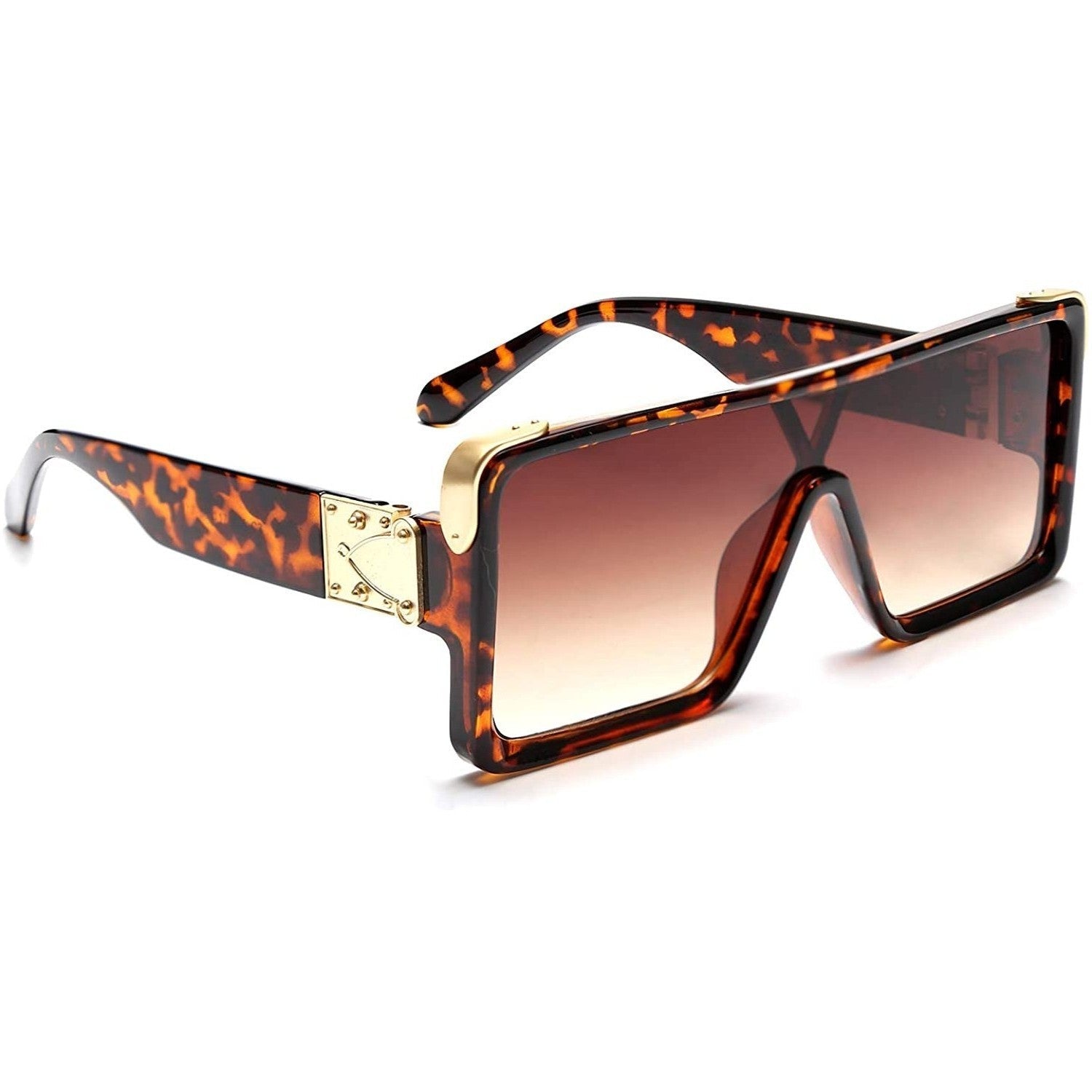 Retro Square Oversized Sunglasses for Men and Women - Dervin