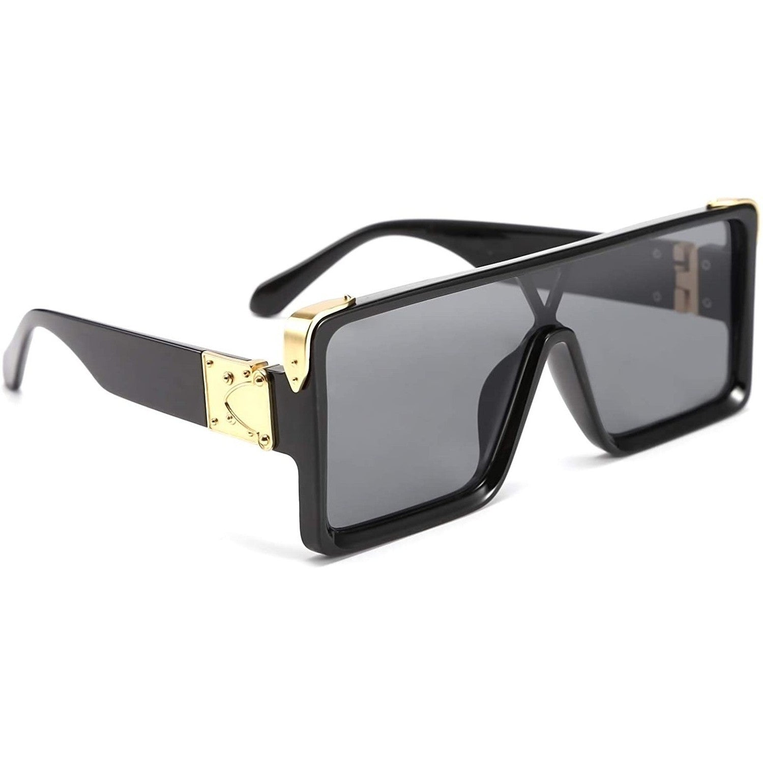 Retro Square Oversized Sunglasses for Men and Women - Dervin
