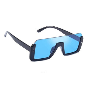 Square Unisex Half Rim Sunglass inspired by Shahid Kapoor and Sahil Khan Sunglasses - Dervin