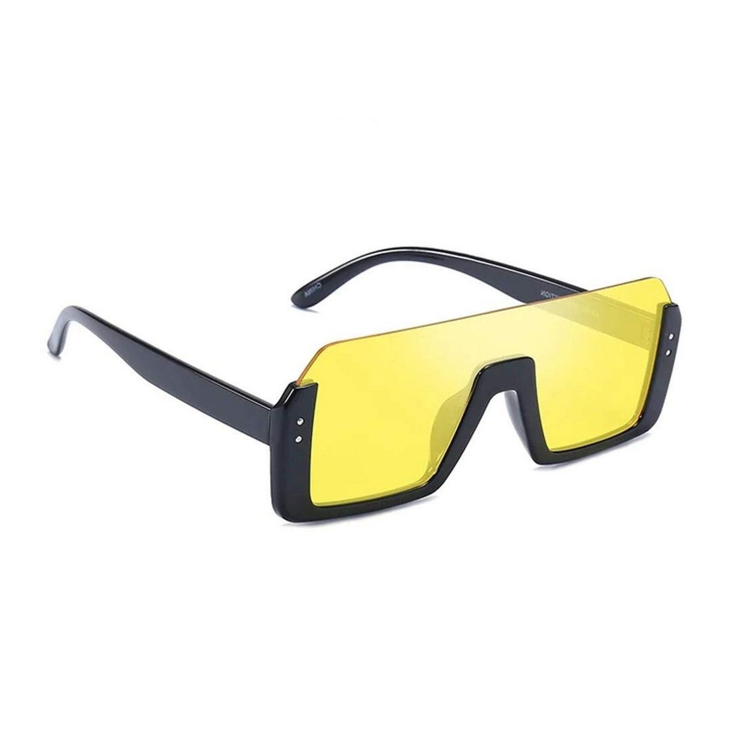 Square Unisex Half Rim Sunglass inspired by Shahid Kapoor and Sahil Khan Sunglasses - Dervin