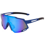 Dervin One Piece Shield Sports Oversized Visor Non Polarized Sunglasses for Men Women, Outdoor Cricket Cycling Hiking Fishing Sunglasses