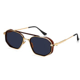Dervin UV Protected Square Sunglasses for Men & Women, Black Gradient Lens, Polycarbonate Frame, Classic Style, Everyday Wear