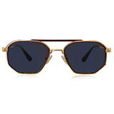 Dervin UV Protected Square Sunglasses for Men & Women, Black Gradient Lens, Polycarbonate Frame, Classic Style, Everyday Wear