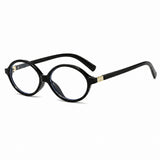 Dervin Blue Light Blocking Eyeglasses for Men & Women | Zero Power, Anti-Glare, Oval Frame, UV Protection, Lightweight Blue Cut Glasses for Computer/Tablet/Laptop/Mobile