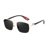 Dervin UV Protected Driving Pilot Square Metal Body Sunglasses for Men and Women
