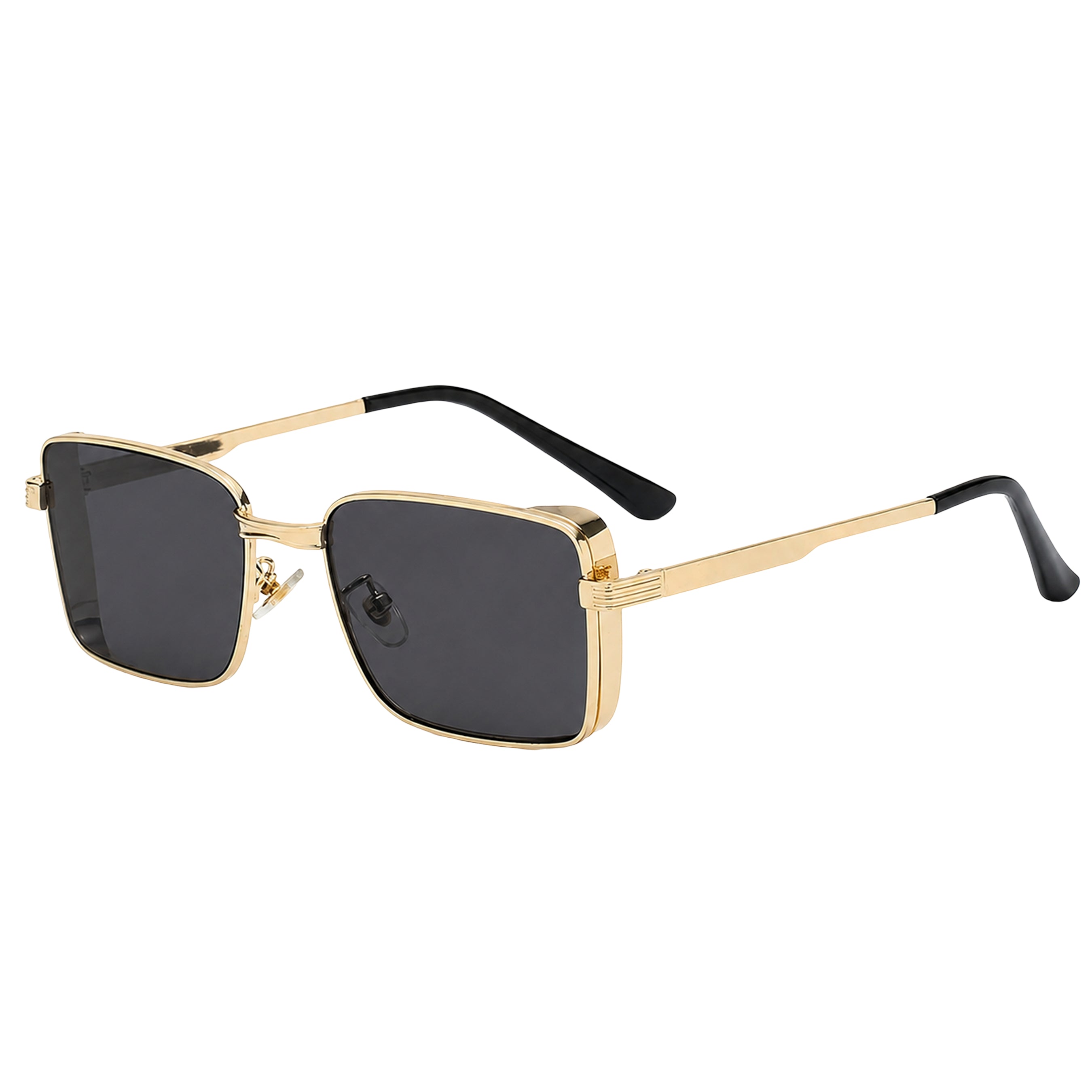 Dervin UV Protected Retro REctangular Sunglasses For Men & Women