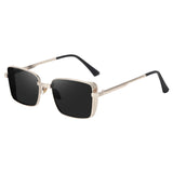 Dervin UV Protected Retro REctangular Sunglasses For Men & Women